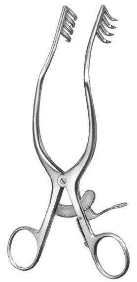 Wound Spreaders, self-retaining